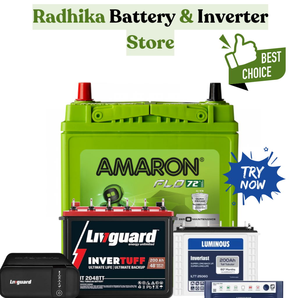 "Top Amaron Exide battery store Noida"